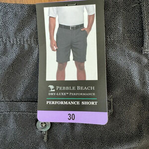 Pebble Beach Dry Luxe Performance Golf Shorts Size 30